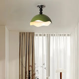Macaron Color Acrylic LED Semi Flush Mount Ceiling Light