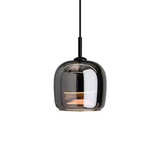 Tyalez Modern Black Glass Pendant Light