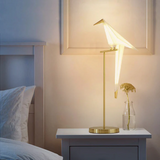 Tyalez Nordic Paper Crane Origami Bird Desk Lamp