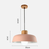 Scandinavian Color Pop Round Aluminum Pendant Lamp