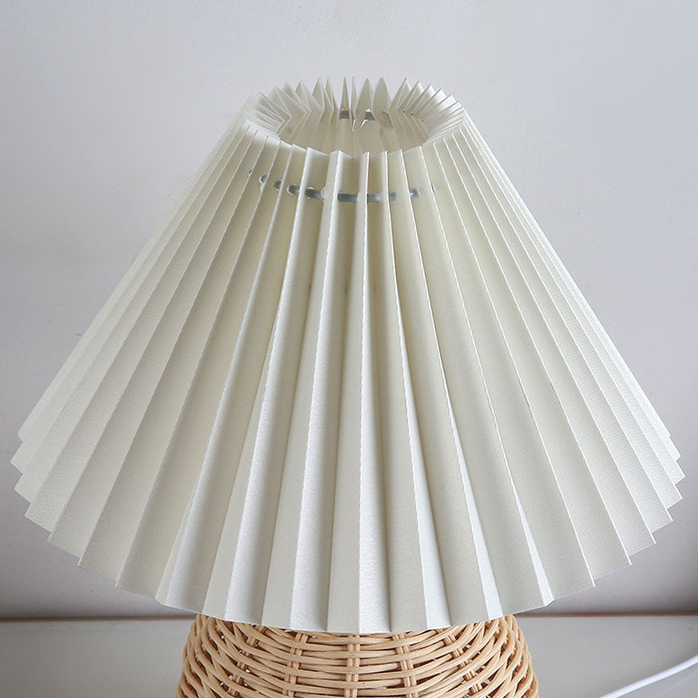 Tyalez Modern Simple Bamboo Weaving Table Lamps