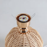 Tyalez Modern Simple Bamboo Weaving Table Lamps