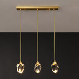 Tyalez Creative Modern Crystal Gold Raindrop Chandelier