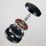 Tyalez Modern Simple Flush Ceiling Fan With LED Lighting