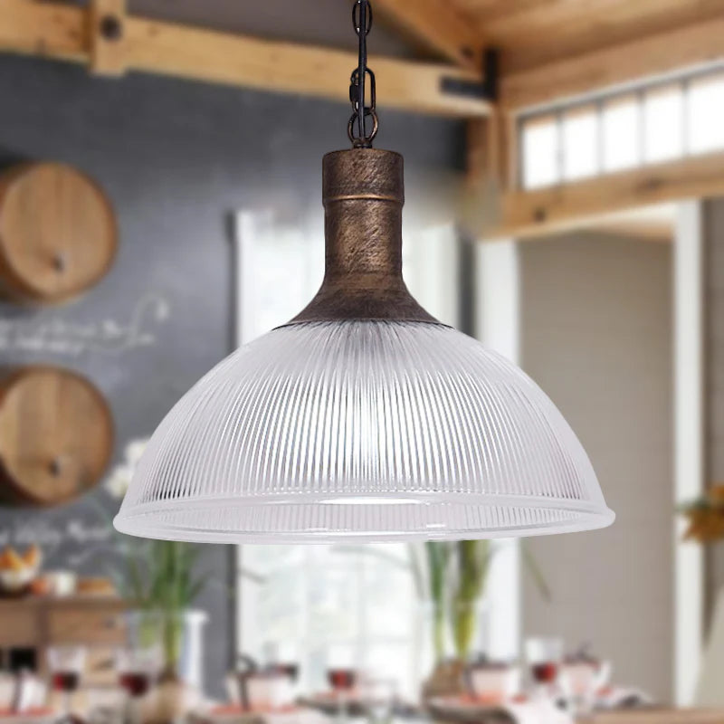 Industrial Dome Pendant Light