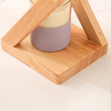 Tyalez Contemporary Wood Bedroom Square Mini Warming Candle Lamp