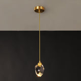 Tyalez Creative Modern Crystal Gold Raindrop Chandelier