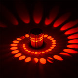 Tyalez Stylish Indoor Spiral Aluminum RGB LED Wall Lights For Living Room