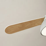 Tyalez Modern Simple Flush Ceiling Fan With LED Lighting