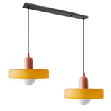 Tyalez 2 Heads Modern Bauhaus Glass Pendant Light