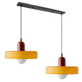 Tyalez 2 Heads Modern Bauhaus Glass Pendant Light