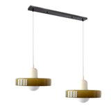 Tyalez 2 Heads Modern Bauhaus Glass Pendant Light