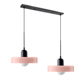 Tyalez 2 Heads Modern Bauhaus Glass Pendant Light