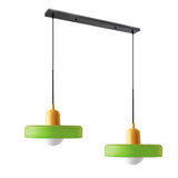 Tyalez 2 Heads Modern Bauhaus Glass Pendant Light