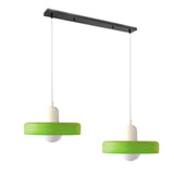 Tyalez 2 Heads Modern Bauhaus Glass Pendant Light