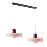 Tyalez 2 Heads Modern Bauhaus Glass Pendant Light
