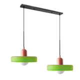Tyalez 2 Heads Modern Bauhaus Glass Pendant Light