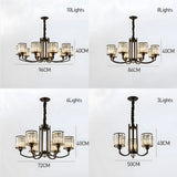 Tyalez Gorgeous Chic Crystal Living Room Pendant Lights