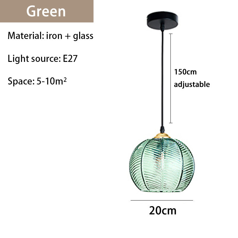 Tyalez Contemporary Glass Patterned Pendant Lights