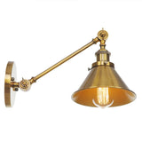 Adjustable Metal Sconce Vintage Swing Arm Wall Light