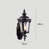 Tyalez Vintage Design Glass Outdoor Wall Light