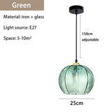 Tyalez Contemporary Glass Patterned Pendant Lights