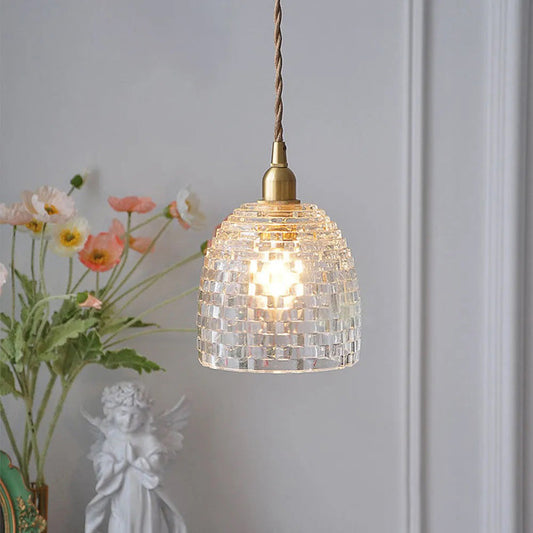 Tyalez Contemporary Glass Pendant Lights For Bedroom