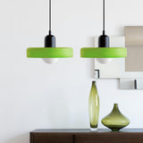 Tyalez 2 Heads Modern Bauhaus Glass Pendant Light