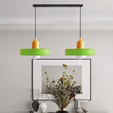 Tyalez 2 Heads Modern Bauhaus Glass Pendant Light