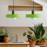 Tyalez 2 Heads Modern Bauhaus Glass Pendant Light