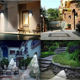 Tyalez 4pcs Solar Outdoor Wall Lights