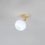 Tyalez Cream Wood Track Lighting Living Room Light Track Ceiling