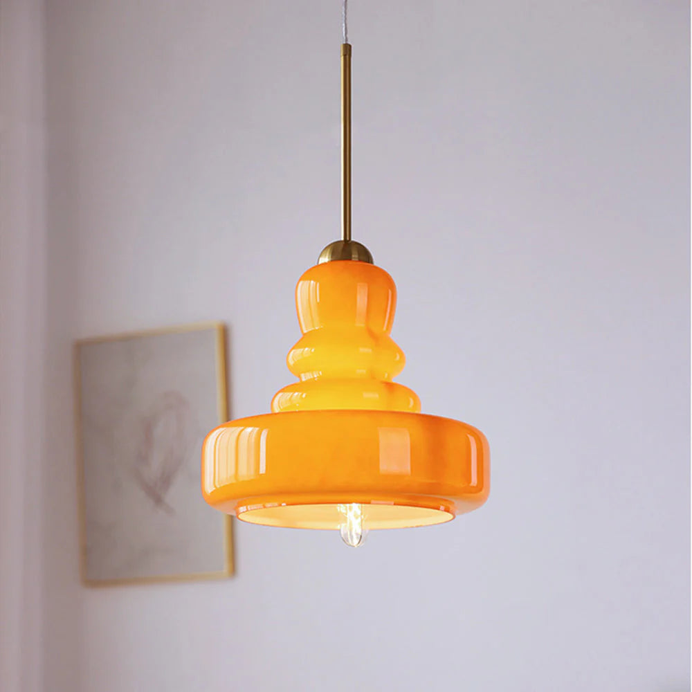Tyalez French Colorful Gourd Chandelier