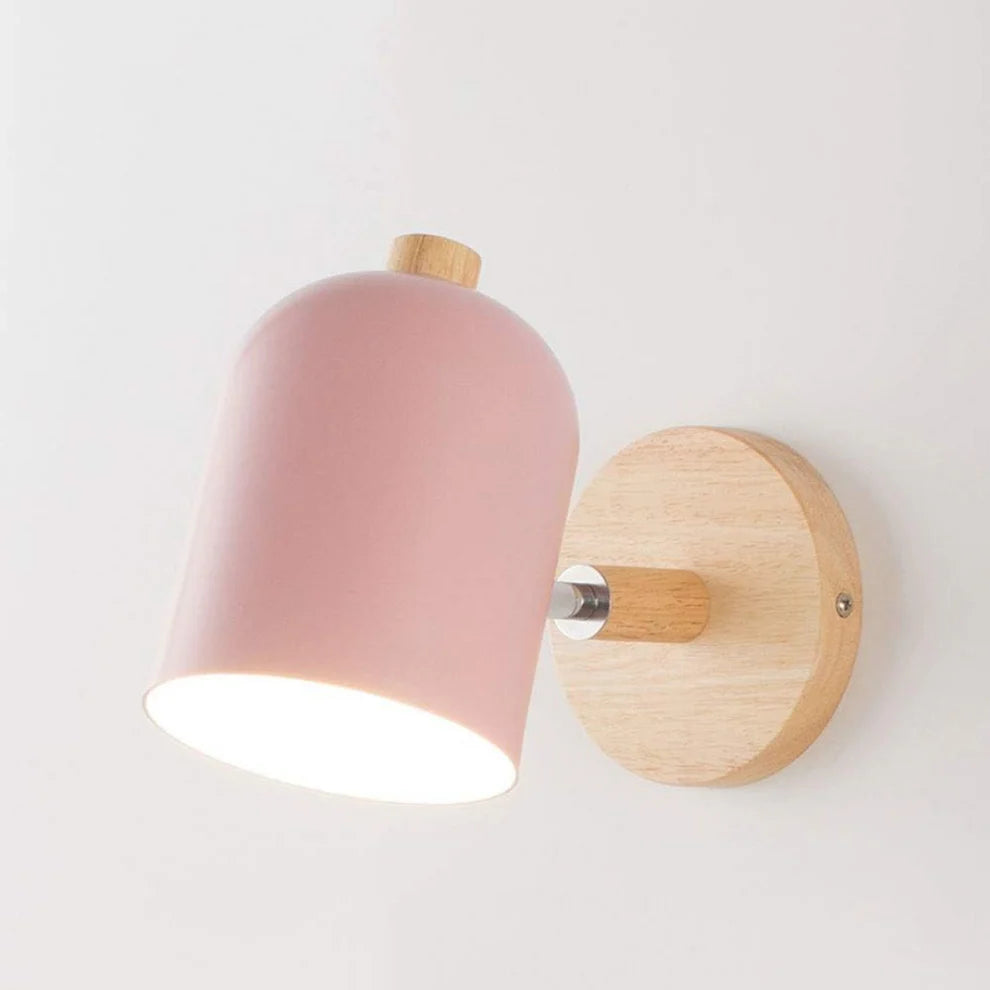 Macaron Wooden Wall Lamp