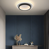 Tyalez Acrylic LED Mini Ceiling Lights, black, 24cm, round, 3 Light Colors Changeable