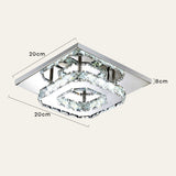Tyalez Luxurious Crystal Hallway LED Ceiling Lights