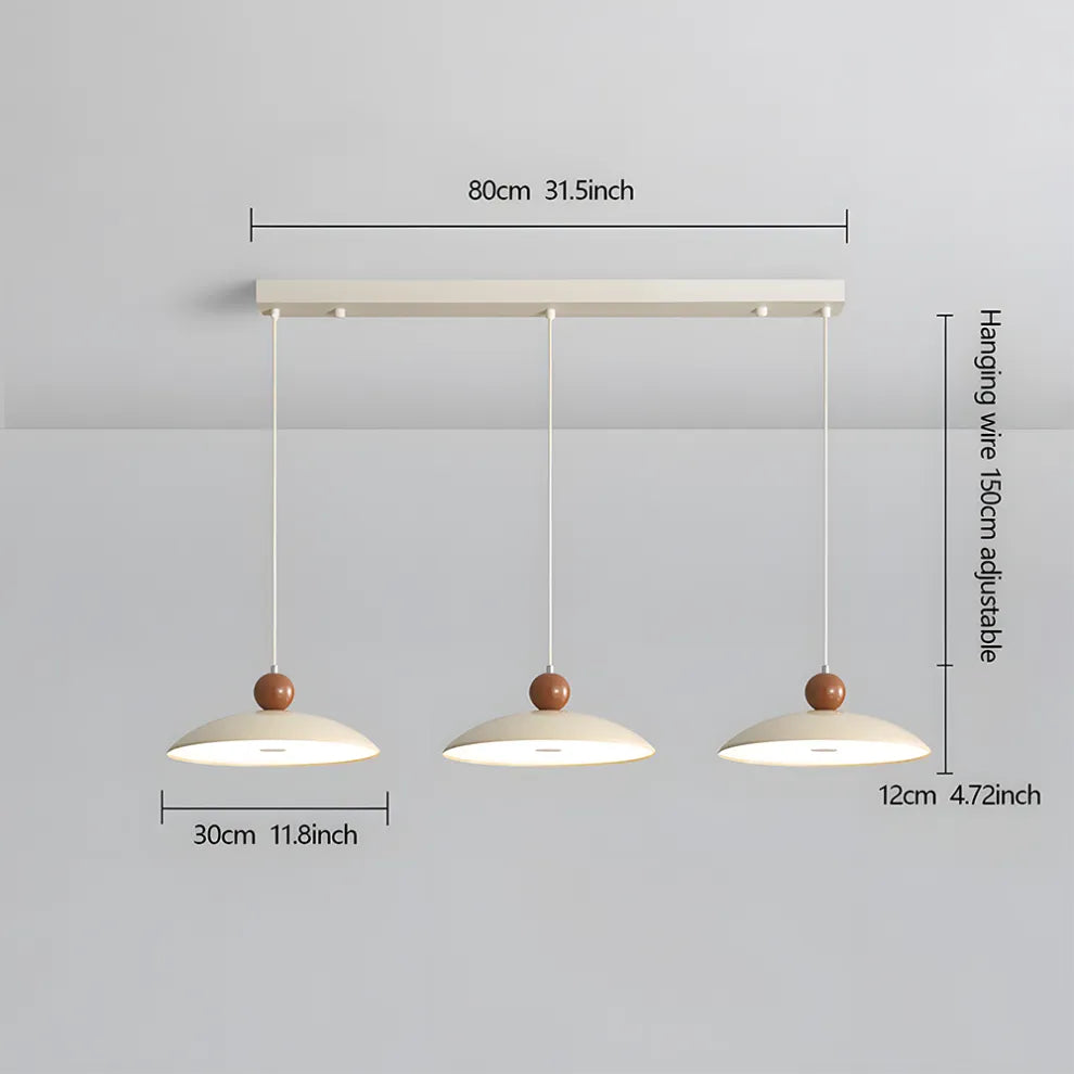 Nordic Cream Minimalist Acrylic Pendant Lamp