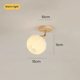 Tyalez Cream Wood Track Lighting Living Room Light Track Ceiling