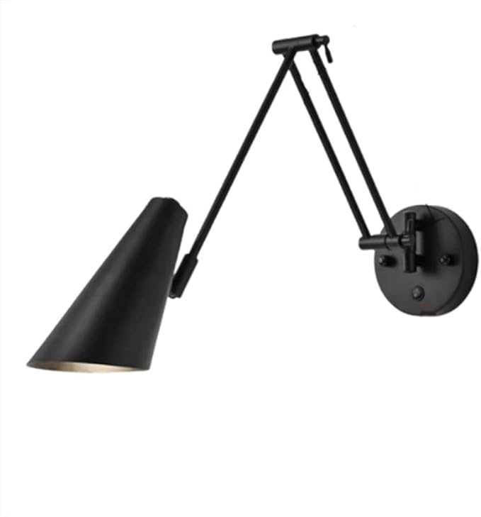 Adjustable Vintage Long Arm Wall Spotlight
