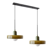 Tyalez 2 Heads Modern Bauhaus Glass Pendant Light
