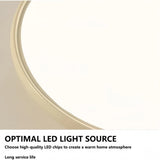 Adjustable LED Ceiling Light with Simple Acrylic Design for Bedroom