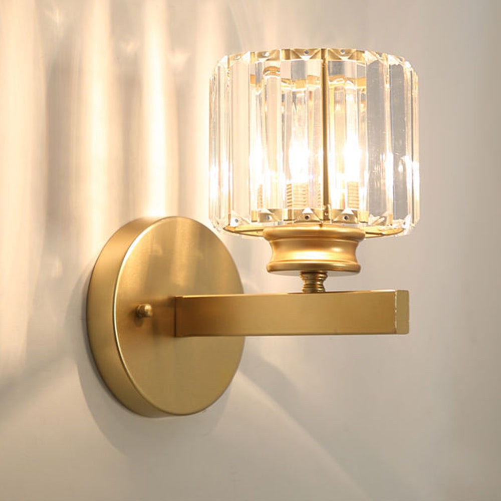 Tyalez Crystal Round And Square Hallway Wall Lights