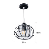 Tyalez Nordic Simple Globular Glass Hallway Pendant Lighting