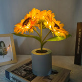 Tyalez Creative Sunflower Table Lamp