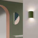 Tyalez Modern Half-Circle Resin Wall Sconce For Living Room