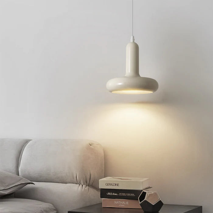 Bauhaus Style Creamy Pendant Light