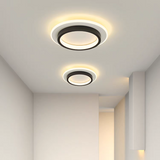 Tyalez Acrylic LED Mini Ceiling Lights, black, 24cm, round, 3 Light Colors Changeable