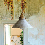 Vintage-Inspired Metal Pendant Lamp