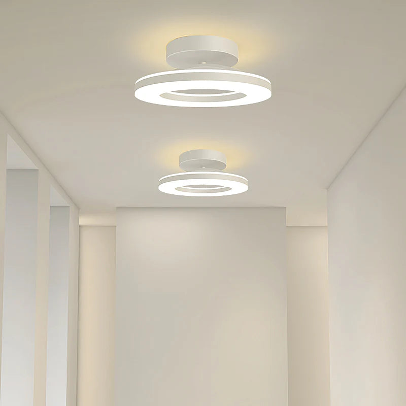 Energy-Efficient Modern Iron LED Ceiling Light