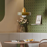 Tyalez 2 Heads Modern Bauhaus Glass Pendant Light
